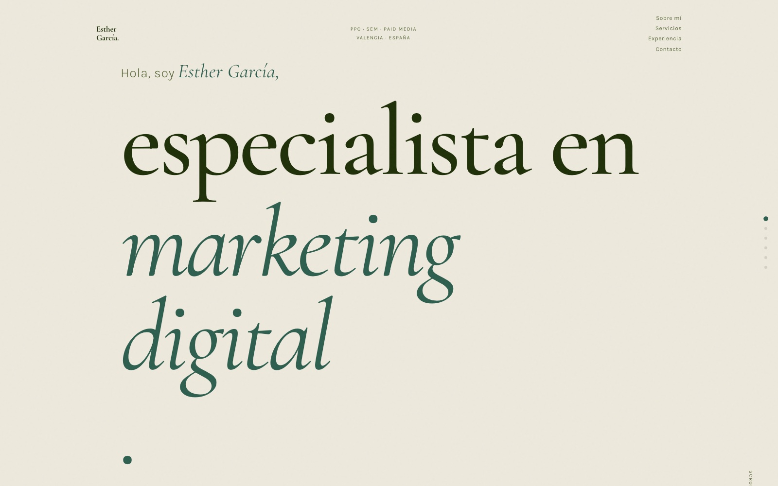 Web de Esther García